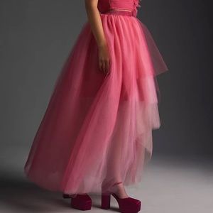 Anthropology Hutch Asymmetrical Skirt